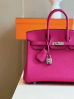 Hermes Birkin 25 Pink Togo leather Palladium Hardware - Image 2
