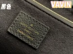 Louis Vuitton LV Vavin Monogram Black With Lock Gold Like Auth Handbags 25x18x10cm - Image 2