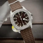 Patek Philippe Rep 11 Watch Aquanaut 5067 Womens Moissanite Diamond 35.6mm