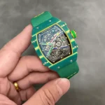 Richard Mille RM67-02 Case Green Carbon Refined Super Light 37 Grams 38.7×47.52mm