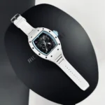Richard Mille Replica 1:1 Watch RM055 Ceramic Bubba Wasson Blue Factory BBR 45mm