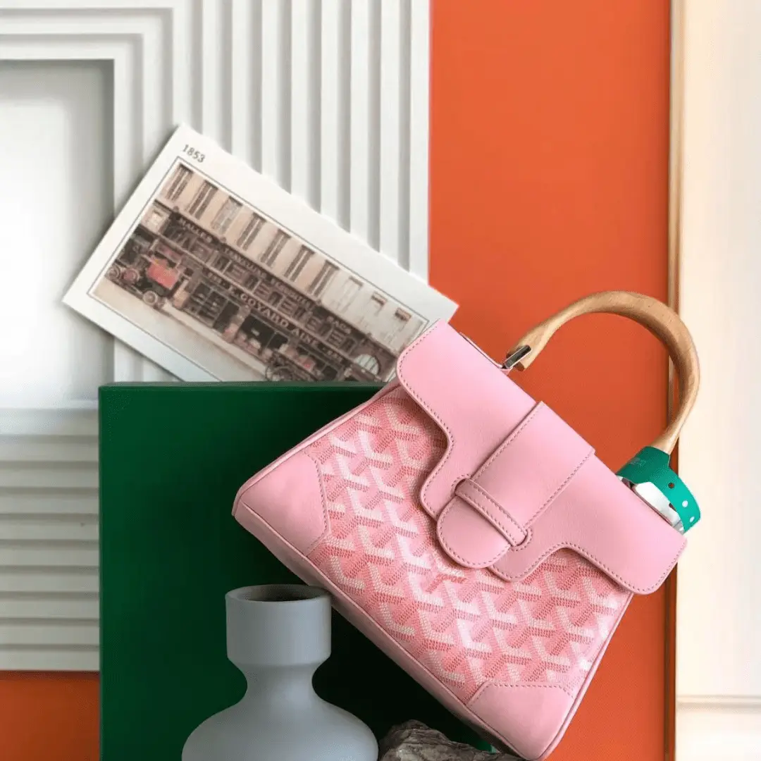 Goyard Saigon Pink Replica 11 High Quality Bag 20x15cm