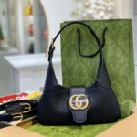 Gucci Like Auth Women's Handbag Black 28cm
