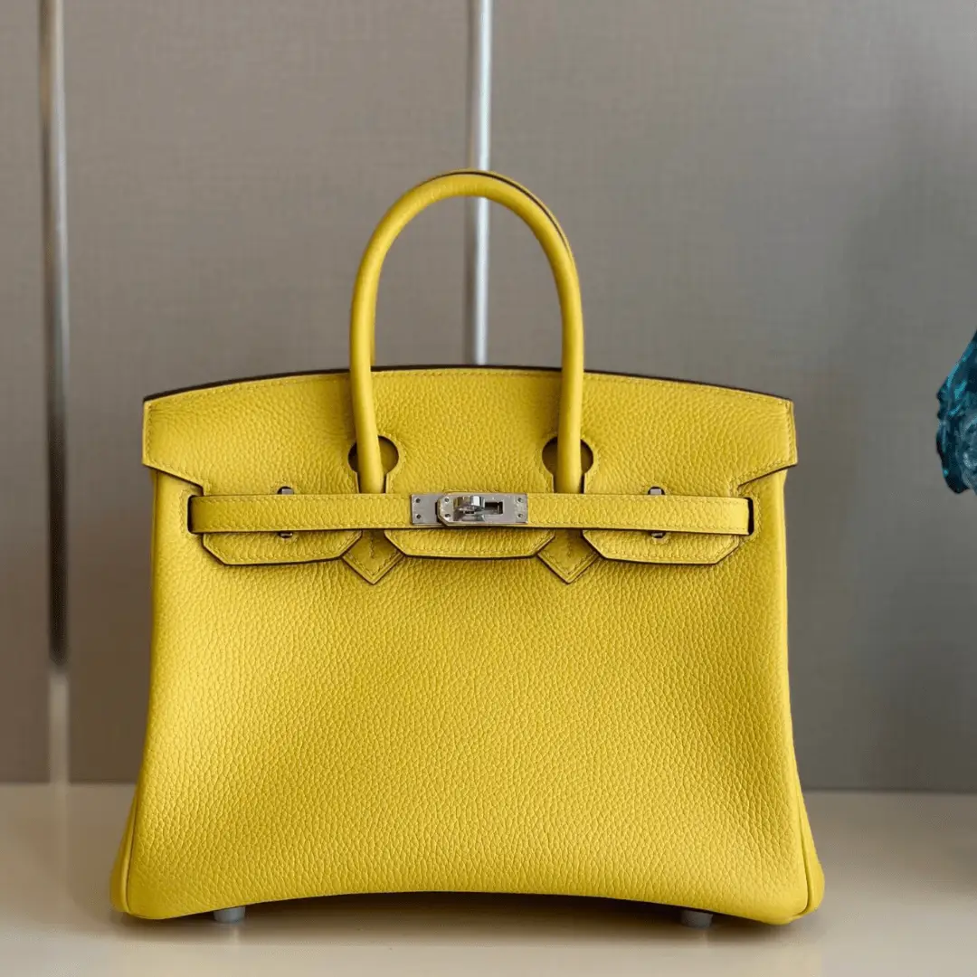 Untitled-design-2025-05-26T011627.024 Hermes Birkin PHW Da Togo Yellow Replica 11 Handbags 25cm - Image 1