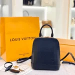 Louis Vuitton LV Alma Backpack Womans Black 15x20x10cm