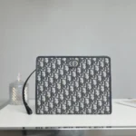 Clutch Dior 30 Montaigne Pouch Canvas Siêu C?p 26cm