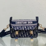 Dior Camp Women's Canvas Patterned Handbag 25x15x8cm