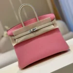 Hermes Birkin 25 Pink/Beige Customize Palladium Hardware