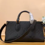Louis Vuitton LV On The Go Mini Replica Black Handbags 25x13x10cm