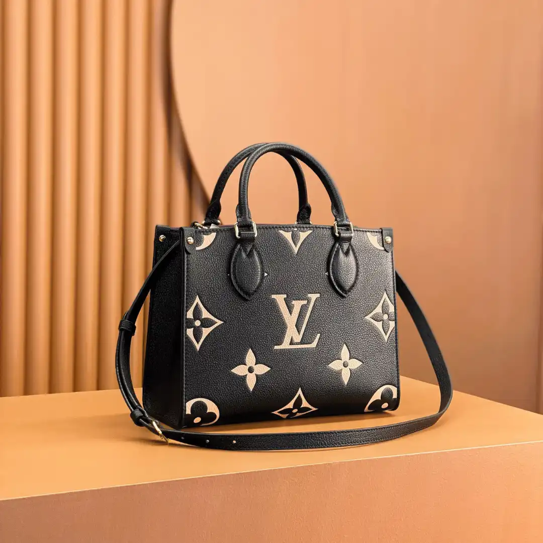 Untitled-design-2025-06-02T003122.023 Louis Vuitton LV On The Go PM Tote Bag Like Auth Handbags Womans 25cm - Image 1