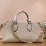 Louis Vuitton LV On The Go Mini Replica 11 White Milk Handbags 25x13x10cm
