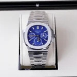 Patek Philippe Nautilus 5740 Men's Watch Blue Dial Metal Strap 40mm
