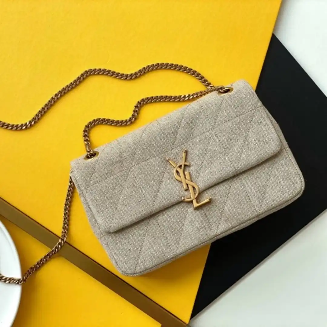 Saint Laurent Medium Jamie Carré Rive Gauche Bag 'Beige'