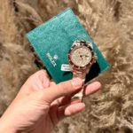 Rolex GMT-Master II 126755 18K Rose Gold-Plated Gemstone Watch 40mm