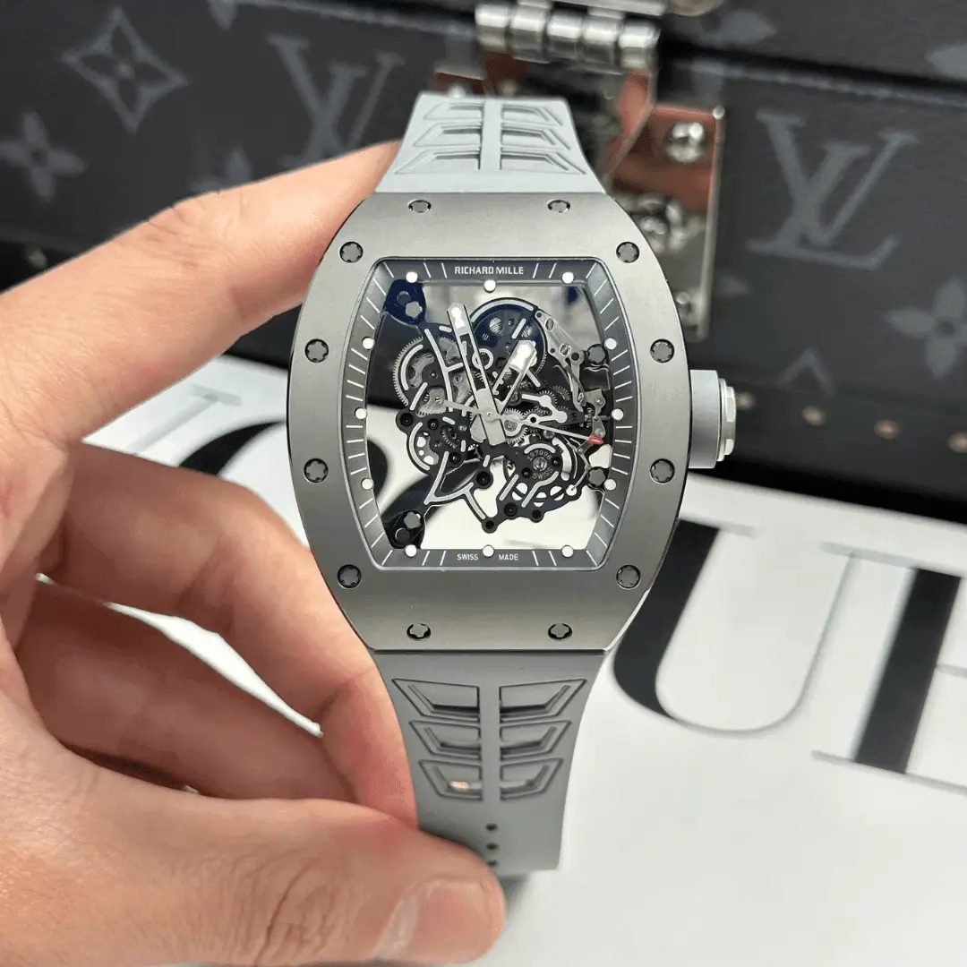 Richard Mille RM055 Bubba Watson Grey Ceramic Rubber Strap