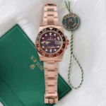 Rolex GMT-Master II 126715CHNR Rose Gold Plated Tiger Eye Dial 40mm
