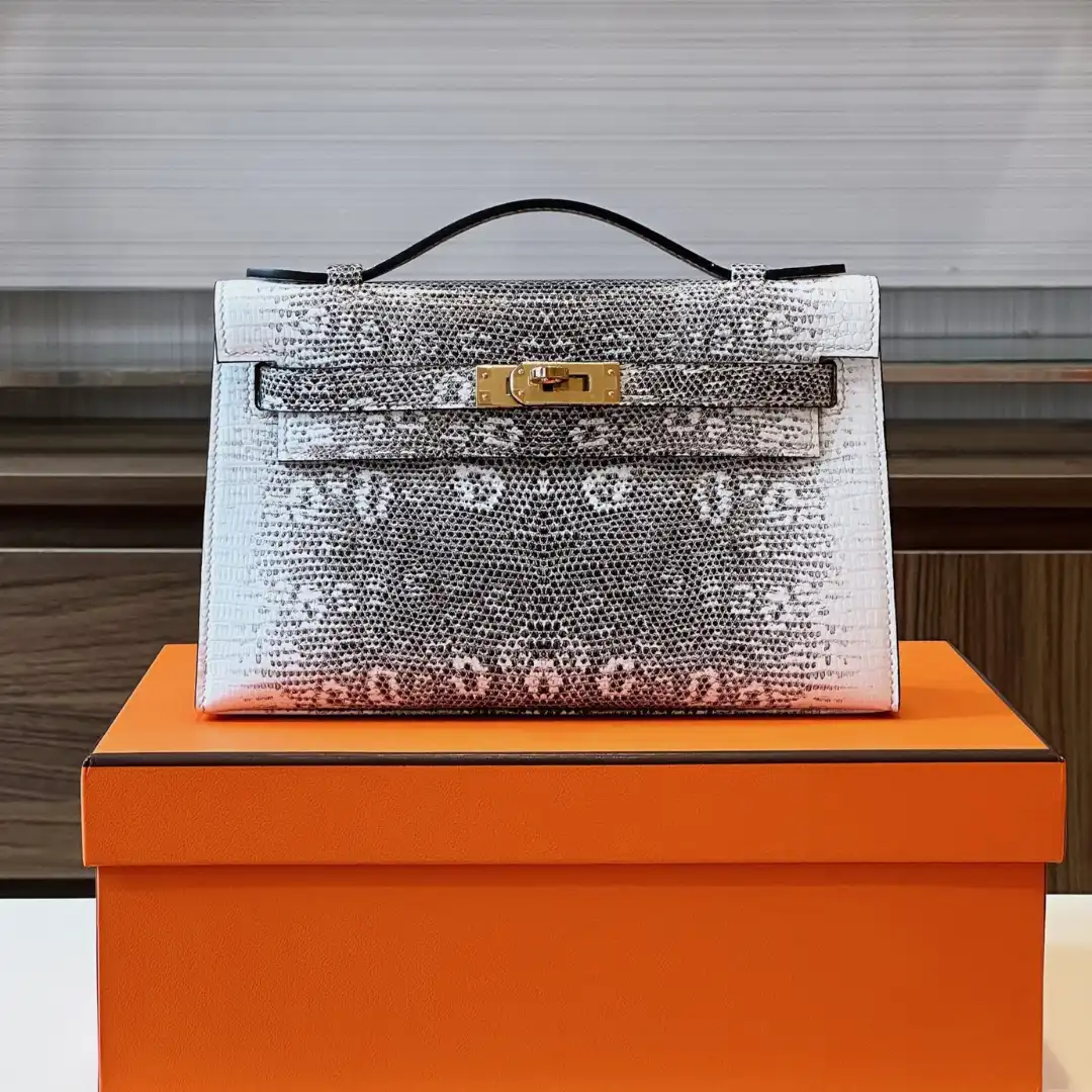 Untitled-design-2025-09-30T070813.317 Hermes Constance Omber Genuine Lizard leather Gold Hardware - Image 1