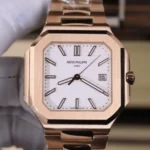 Patek Philippe Cubitus 5821 Replica Watch Rose Gold White Dial TW Factory 45mm - Image 2