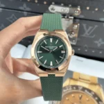 Vacheron Constantin Replica Watch 11 Overseas 4500V Green Rubber Strap 41mm