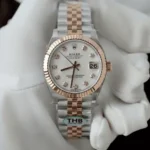 Rolex Replica 11 Watch DateJust Rose Gold Wrapped Mother-of-Pearl Dial GM Factory 36mm