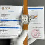 Cartier Santos White Dial Replica Watch Custom Diamonds Moissanite BV Factory 39.8mm - Image 2