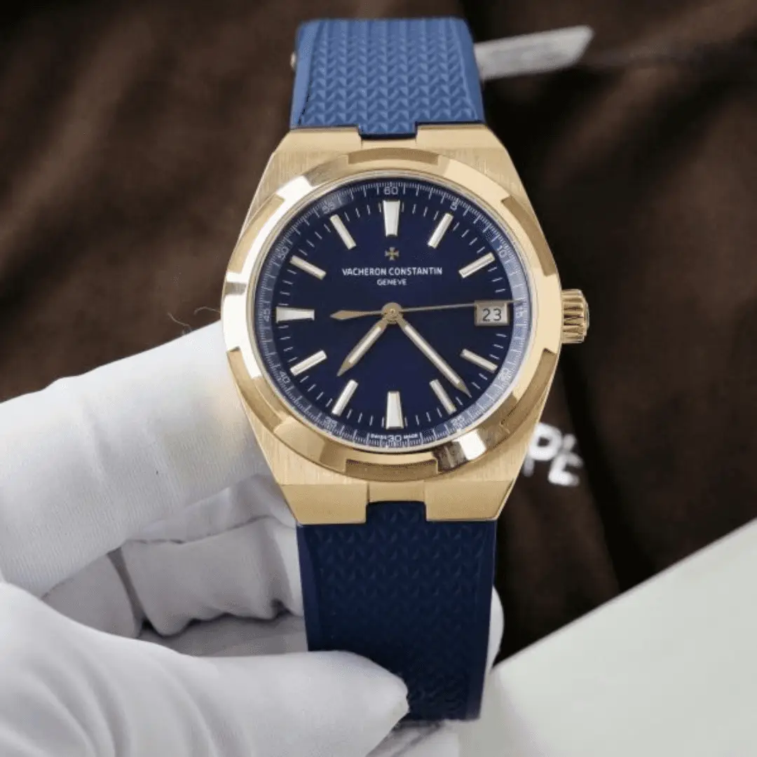 Vacheron Constantin Overseas 4500V Watch Blue Real Gold Cover 11 Luxury 41mm