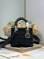 Dior Lady Small Black Handbag