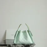 CHANEL 25 HANDBAG 30 IN GREEN CAVIER GOLD HARDWARE - Image 6