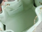 CHANEL 25 HANDBAG 30 IN GREEN CAVIER GOLD HARDWARE - Image 4