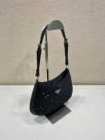 Prada Cleo crystal-embellished Shoulder Bag - Image 3