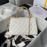 Chanel Coco Handle Small White - Image 4