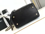 Chanel Black Quilted Lambskin Leather Bag - Image 2