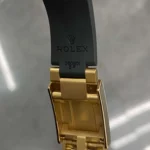 Rolex Daytona Black Dial with Diamond Markers and Gold Bezel - Image 10