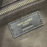 Saint Laurent Canvas Smooth Calfskin Le Monogramme Camera Bag Chestnut - Image 5