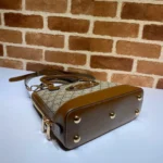 Gucci GG Supreme Canvas Horsebit 1955 Small Top Handle Bag - Image 8
