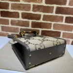 Gucci Diana Jumbo GG Tote Bag Small Camel/Ebony - Image 4