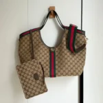Gucci Giglio Tote Brown Top quality 1:1 Replica - Image 3