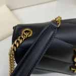 YSL Loulou medium in Matelassé Lambskin Black - Image 5