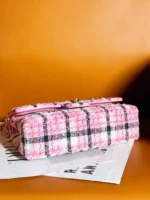 Chanel Mini Rectangular Flap Bag Pink, White and Black - Image 2