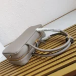 Prada Medium Leather Top-Handle Bag - Image 2