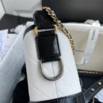 CHANEL GABRIELLE MINI 20 HOBO BAG IN WHITE MIX BLACK - Image 7