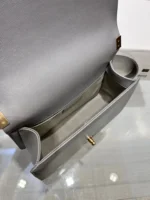 CHANEL BOY BAG MEDIUM 25 GREY CAVIAR GOLD HARDWARE - Image 3