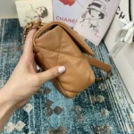 CHANEL MEDIUM 26 FLAP BAG IN PEANUT LAMBSKIN - Image 3