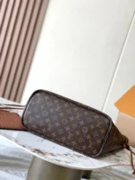 LV NEVERFULL INSIDE OUT MM IN BROWN MONOGRAM CANVAS AND CALFSKIN TRIM - Image 4