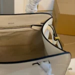 PRADA MEDIUM GALLERIA BAG 28 IN CIDER BROWN SMOOTH CALFSKIN GOLD HARDWARE - Image 5