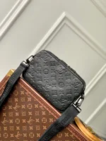 LV ALPHA NANO BAG 24 IN BLACK MONOGRAM SHADOW EMBOSSED COWHIDE - Image 2