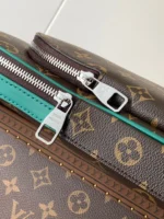 LV AVENUE SLINGBAG 31 IN BROWN MIX GREEN DAMIER GRAPHITE CANVAS - Image 4