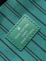 LV AVENUE SLINGBAG 31 IN BROWN MIX GREEN DAMIER GRAPHITE CANVAS - Image 9