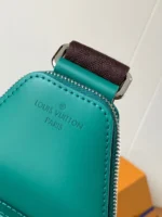 LV AVENUE SLINGBAG 31 IN BROWN MIX GREEN DAMIER GRAPHITE CANVAS - Image 7