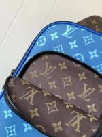 LV AVENUE SLINGBAG 31 IN BLUE AND BROWN TAIGA LEATHER - Image 5